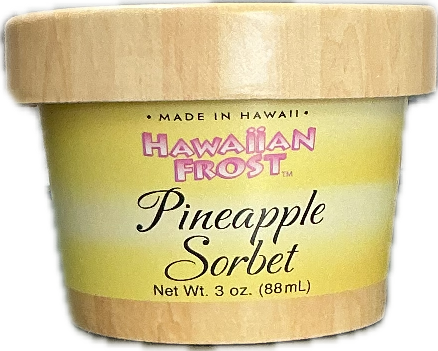 NON-DAIRY) Pineapple Sorbet 3oz. Cups – Samurai Inc