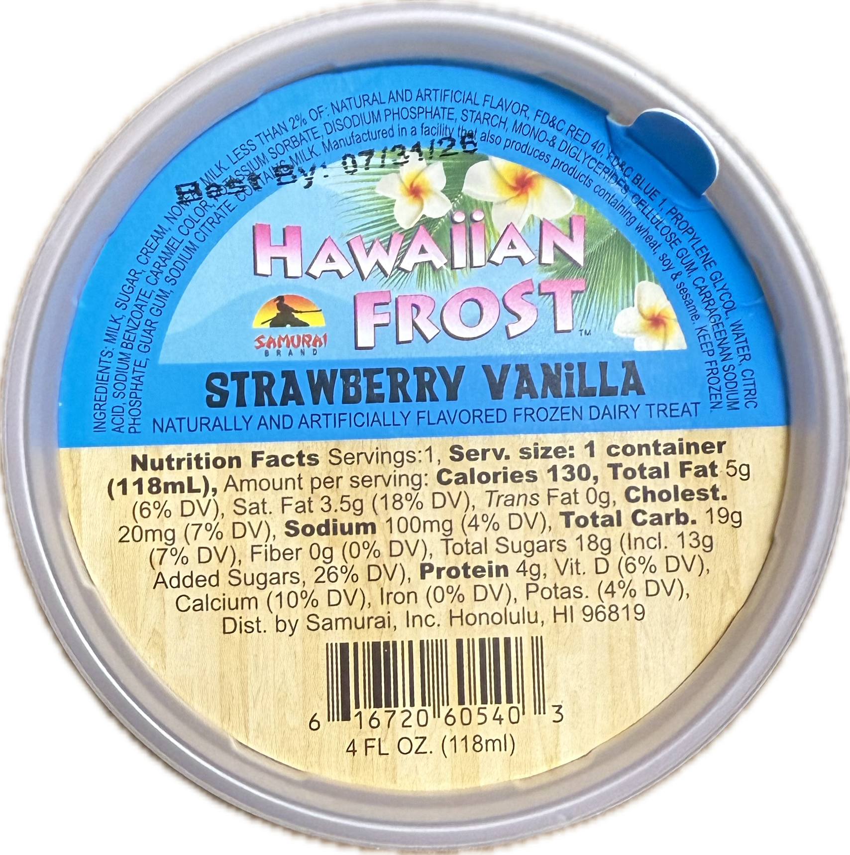 Hawaiian Frost Cups