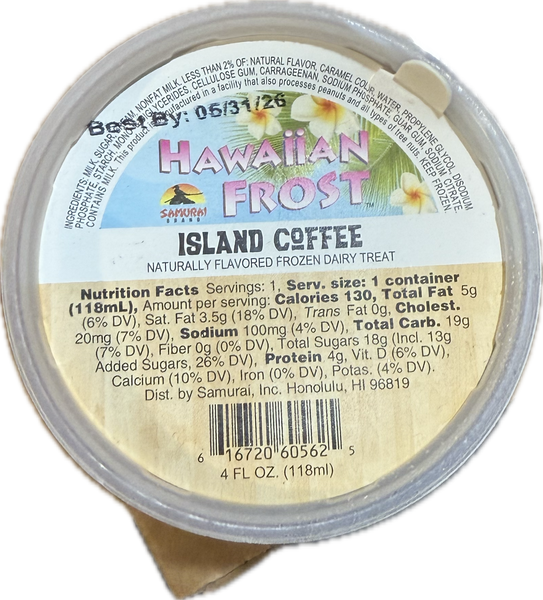 Hawaiian Frost Cups