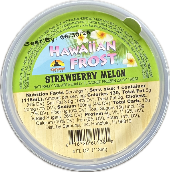 Hawaiian Frost Cups