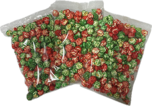 3 oz. Red & Green Popcorn Bags