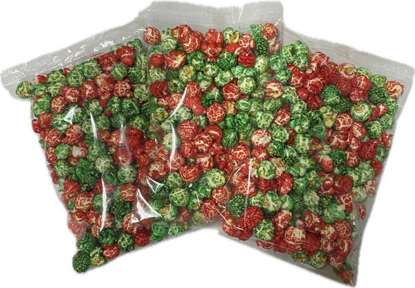 3 oz. Red & Green Popcorn Bags