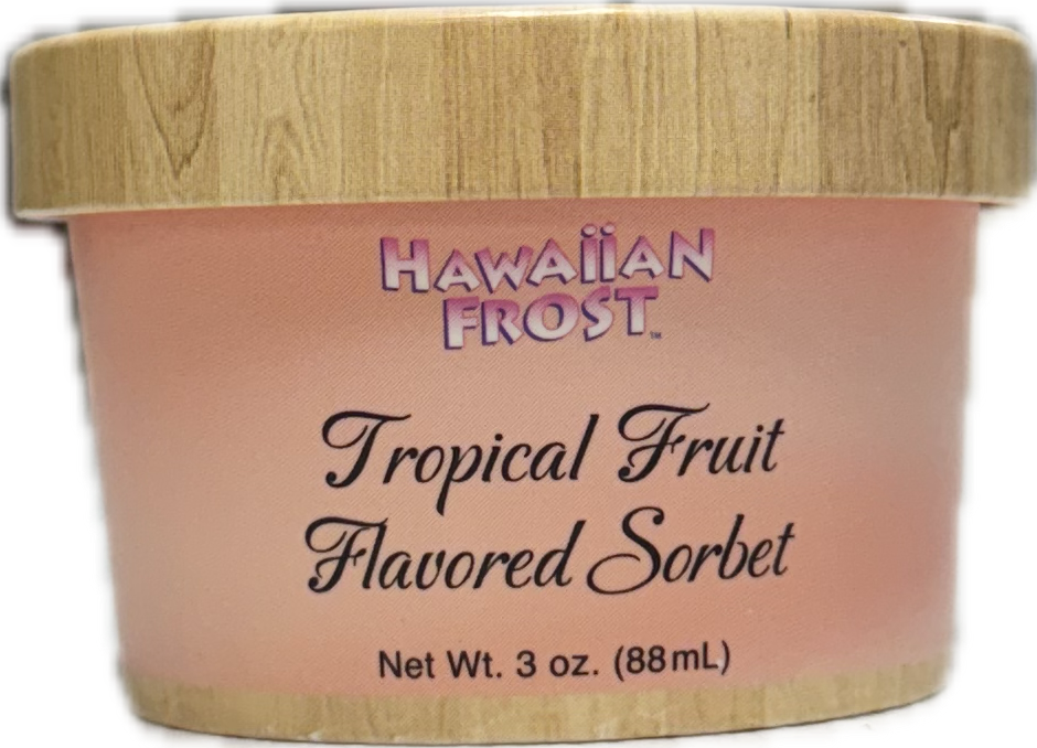 (NON-DAIRY) Tropical Fruit Sorbet 3oz. Cups