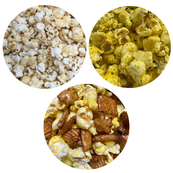 Fresh Buttered Popcorn, assorted flavors