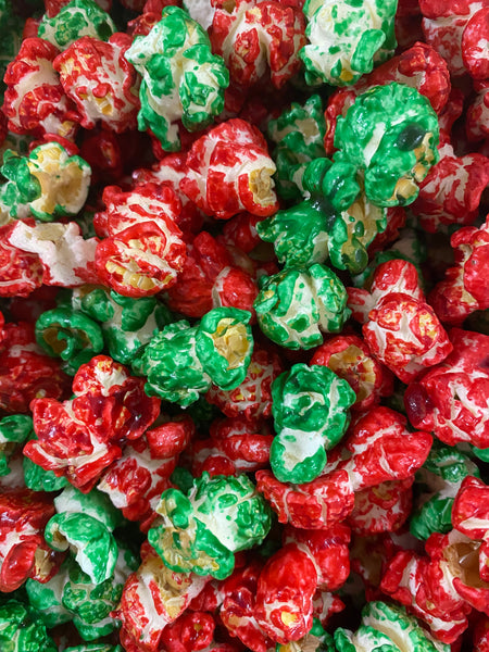 3 oz. Red & Green Popcorn Bags