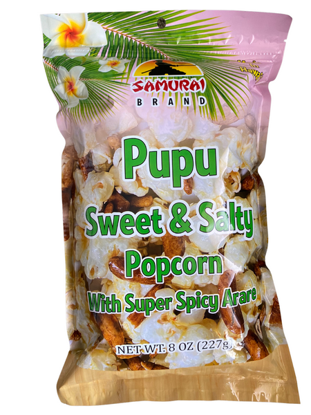 Pupu Popcorn w/Spicy Arare 8oz – Samurai Inc